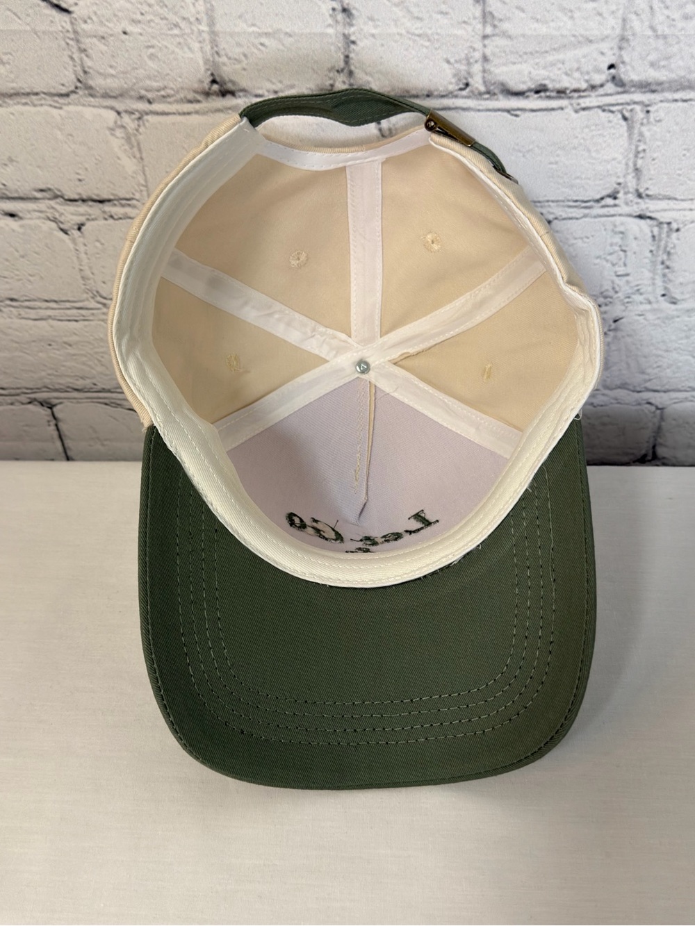 Let Go & Let God Embroidered Two-Tone Cap - Picture 2 of 3